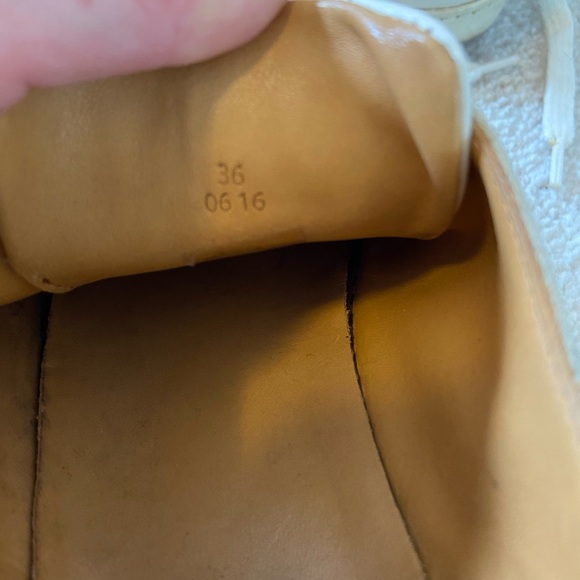 Sezane Jack Trainer Sneaker Smooth Ecru 36 - Picture 6 of 7